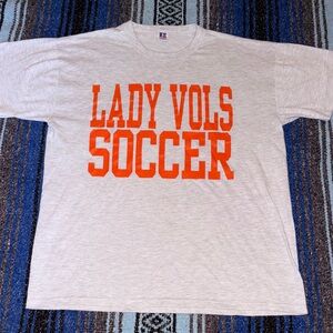 Vintage Y2K University of Tennessee Lady Vols Soccer Tee Shirt